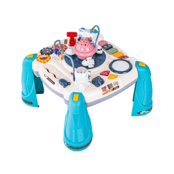 Edukacyjny Interaktywny Stolik Dla Dzieci 2W1 KOSMOS Projektor Niebieski