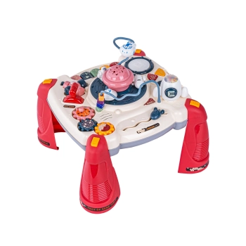 Edukacyjny Interaktywny Stolik Dla Dzieci 2W1 KOSMOS Projektor Czerwony