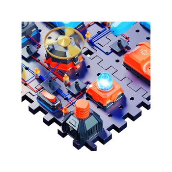 Zestaw Do Eksperymentów Naukowych Sygnalizacja Świetlna Wiatrak Zabawka Naukowa Eksperyment Obwód Elektroniczny