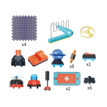 Zestaw Do Eksperymentów Naukowych Sygnalizacja Świetlna Wiatrak Zabawka Naukowa Eksperyment Obwód Elektroniczny