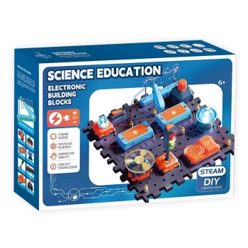 Zestaw Do Eksperymentów Naukowych Sygnalizacja Świetlna Wiatrak Zabawka Naukowa Eksperyment Obwód Elektroniczny