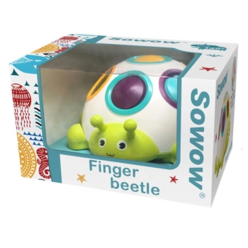 Zabawka Edukacyjna Sensoryczna - Kolorowy Chrząszcz Finger Ball