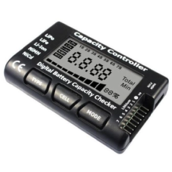 GPX Extreme: Tester Miernik napięcia i pojemności pakietów LiPo/LiFe/Li-Ion 2-7S i NiCd/NiMH 4-7C