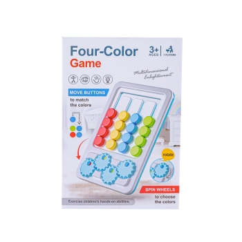 Gra Logiczna Dla Dzieci, Układanka LABIRYNT Cztery Kolory