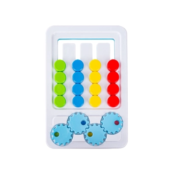 Gra Logiczna Dla Dzieci, Układanka LABIRYNT Cztery Kolory