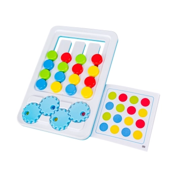 Gra Logiczna Dla Dzieci, Układanka LABIRYNT Cztery Kolory