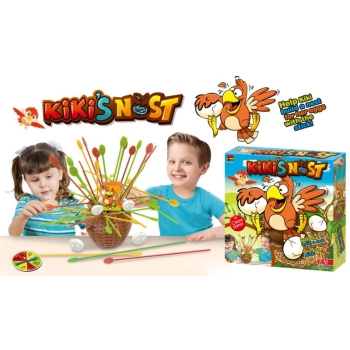 Zręcznościowa Gra Typu Bierki KIKI'S NEST Zbuduj Gniazdo Kurczaka