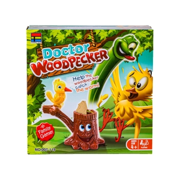 Gra Doktor Dzięcioł I Szalony Robaczek Złap Robaka