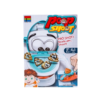 Gra zręcznościowa Wesoły Sedes POOP SHOOT + Wyrzutnia