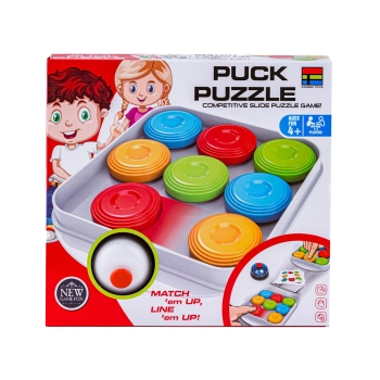 Gra Logiczna SZYBKIE KRĄŻKI Puck Puzzle Karty, Dzwonek, Zręcznościowa