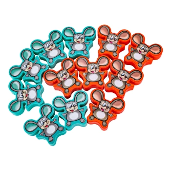 Zręcznościowa Gra BALANSUJĄCE MYSZKI Tumbling Mice Game, Serowa Wieża, Klocki, Układanka