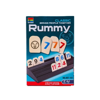 Gra Logiczna RUMMY, Edukacyjna Układanka Liczbowa