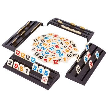 Gra Logiczna RUMMY, Edukacyjna Układanka Liczbowa