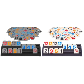 Gra Logiczna RUMMY, Edukacyjna Układanka Liczbowa