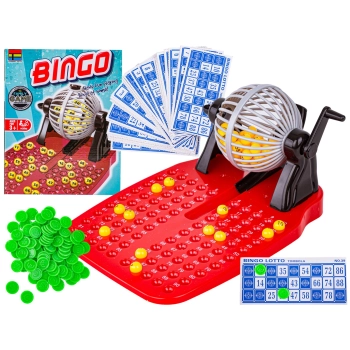 Gra Rodzinna, Towarzyska, BINGO, Loteria, Maszyna Losująca, Karty