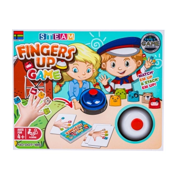 Gra Na Refleks Łapki, Paluszki W Górę, FINGERS UP GAME, Kolorowe Naparstki, Karty, Dzwonek, Kto Pierwszy