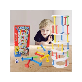 Gra Zręcznościowa Stacking - Kolorowa Wieża, Zbuduj Wieżę