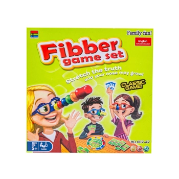 Zabawna gra rodzinna KŁAMCA Kłamczuch, Karty, Pinokio, Okulary I Nos