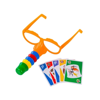 Zabawna gra rodzinna KŁAMCA Kłamczuch, Karty, Pinokio, Okulary I Nos