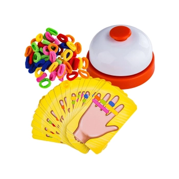 Gra Na Refleks Dopasuj Gumki, DING DING RING, Kolorowe Gumeczki, Karty, Dzwonek, Kto Pierwszy