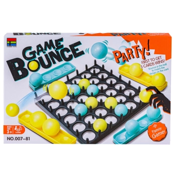 Rodzinna Gra Zręcznościowa BOUNCE GAME, Układanka, Karty, Piłeczki