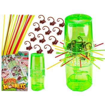 Gra Zręcznościowa Typu Bierki, Loopin Monkeys, SPADAJĄCE MAŁPKI