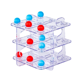 Gra logiczna TIC TAC TOE Układanka Łamigłówka, Kółko Krzyżyk 3D, 3 w Rzędzie