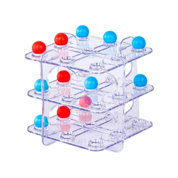 Gra logiczna TIC TAC TOE Układanka Łamigłówka, Kółko Krzyżyk 3D, 3 w Rzędzie