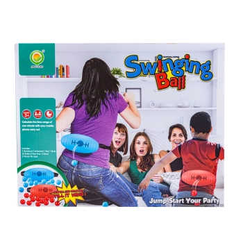 Zabawna Gra Zręcznościowa, Ruchowa Swinging Ball, Wyginam Śmiało Ciało, Skacząca Piłka