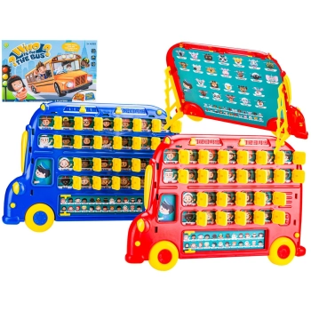 Tablica Edukacyjna, Gra Pamięciowa " Zgadnij Kto ?" AUTOBUS, Who Is On The Bus? Przecena 2