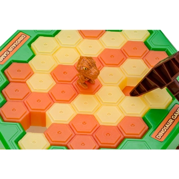 Gra Zręcznościowa URATUJ DINOZAURA DINO Pozioma Plansza Pułapka Plastry Miodu