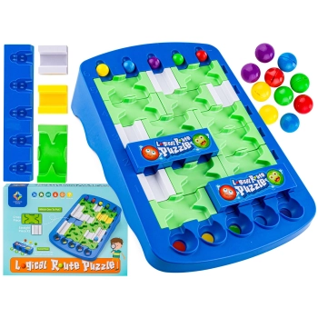 Edukacyjna, Logiczna Gra, Układanka, Puzzle, Tor Dla Kulek
