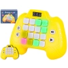Zabawka Na Pamięć KONTROLER ŻÓŁTY Gamepad Edukacyjna gra dla dzieci Pad Konsola Memory 16 klawiszy