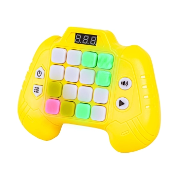 Zabawka Na Pamięć KONTROLER ŻÓŁTY Gamepad Edukacyjna gra dla dzieci Pad Konsola Memory 16 klawiszy