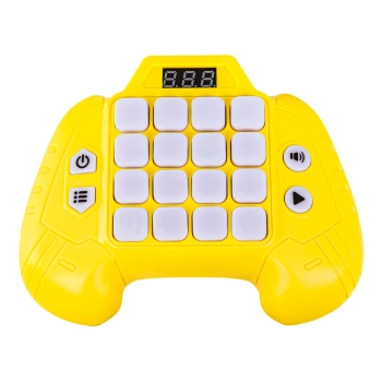 Zabawka Na Pamięć KONTROLER ŻÓŁTY Gamepad Edukacyjna gra dla dzieci Pad Konsola Memory 16 klawiszy