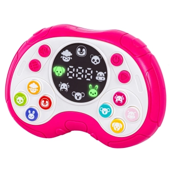 Zabawka Na Pamięć KONTROLER RÓŻOWY Gamepad Edukacyjna gra dla dzieci Pad Konsola