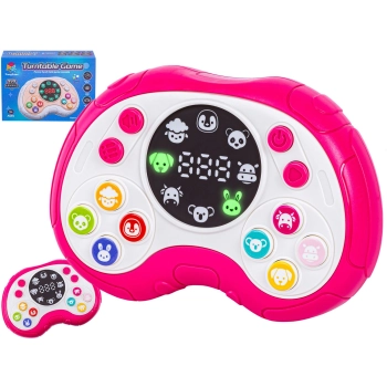 Zabawka Na Pamięć KONTROLER RÓŻOWY Gamepad Edukacyjna gra dla dzieci Pad Konsola