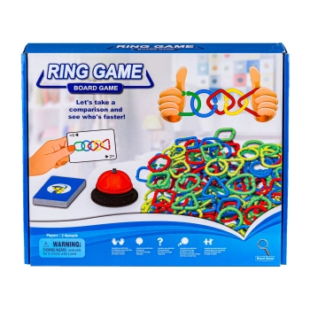 Logiczna Gra Połącz Obręcze Kształty, Puzzle Ring Game Karty