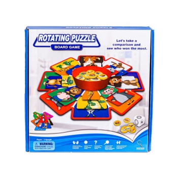 Obrotowa Gra Losowa, Układanka, Puzzle, Zwierzęta I Owoce