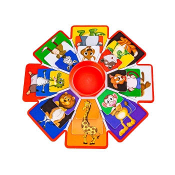 Obrotowa Gra Losowa, Układanka, Puzzle, Zwierzęta I Owoce