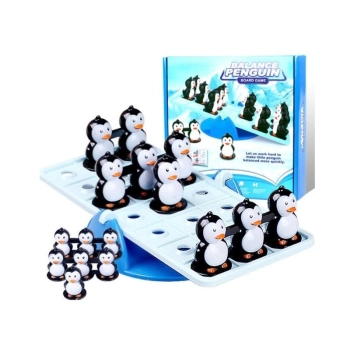 Edukacyjna Gra Matematyczna Logiczna Balansujące Pingwinki, Równoważnia, Huśtawka
