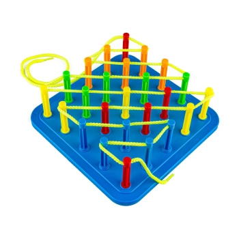 Edukacyjna Gra Zręcznościowa - Zawiąż Linę Nawlec Nitkę