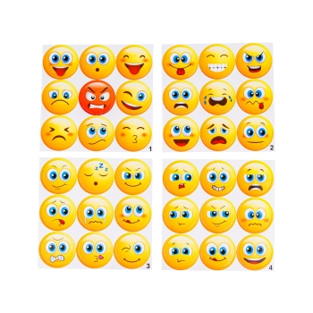 Towarzyska Gra Emotikony, Lusterko + Karty Emocji