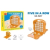Logiczna Gra Planszowa Five In A Row, 5 Kostek w Rzędzie Kości