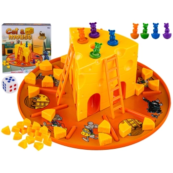 Rodzinna Gra KOT I MYSZY Złap Ser, Drabinki, Cat & Mouse  