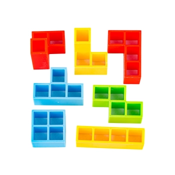 Zręcznościowa Gra Wieża TETRIS, Balansujące Klocki, Kolorowa Wieża Układanka