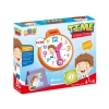Zegar Do Nauki Godzin + 30 Kart Puzzle Edukacyjna Gra Nauka Godzin