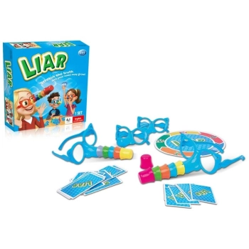 Gra Rodzinna Kłamca, Kłamczuch, LIAR, Karty, Pinokio Okulary I Nos