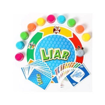 Gra Rodzinna Kłamca, Kłamczuch, LIAR, Karty, Pinokio Okulary I Nos