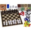 8w1 Gra Szachy Warcaby Chińczyk Zestaw Gier Planszowych
